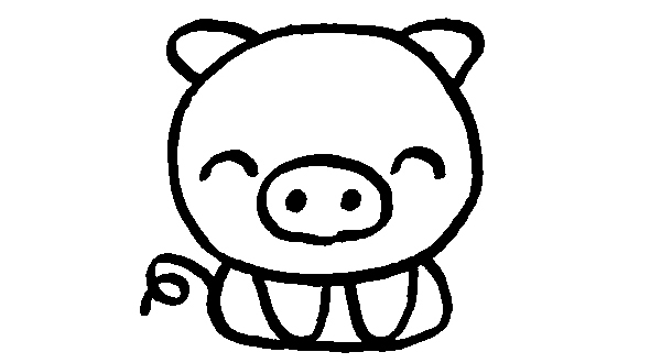 Como Desenhar um Porquinho para Crianças - Dirceu Veiga